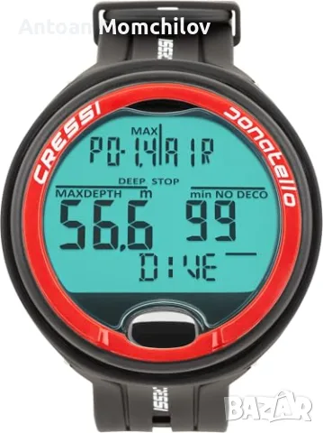 Компютър за гмуркане Cressi Donatello Bluetooth, снимка 5 - Водни спортове - 55302191