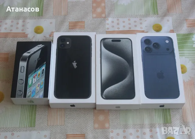 Празна кутия от iPhone 4, 17 pro, 15 pro, 11, снимка 3 - Аксесоари за Apple - 55678702