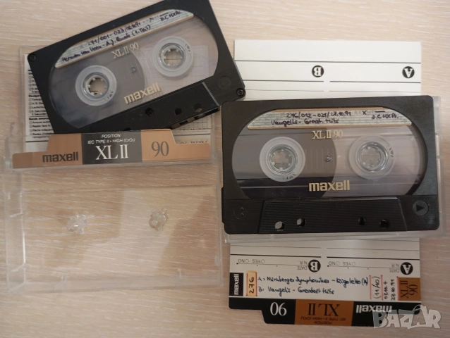 Maxell XL II 90 Maxell XL II S 90 хромни аудио касети, снимка 3 - Аудио касети - 54229295