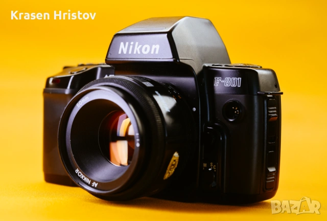 Nikon F-801 + Nikkor AF 50mm f/1.8, снимка 12 - Фотоапарати - 54916188