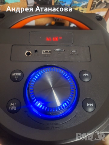 Muhler колона с лед осветление 8" 16W, снимка 3 - Тонколони - 54511635