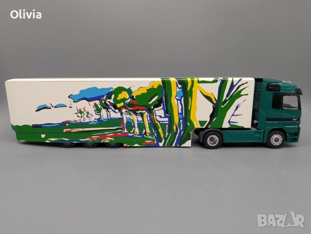 Mercedes-Benz Arocs (Влекач) – NZG 1:43 с оригинална кутия, снимка 5 - Колекции - 54146479