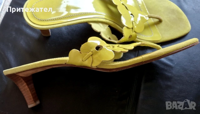 Летни чехли/тип сандал- естествена кожа, продукт на Ralph Lauren. , снимка 2 - Сандали - 54939935