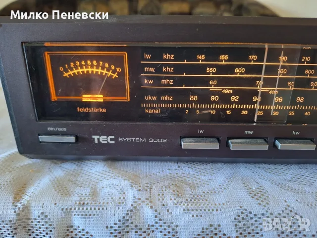 TEC SYSTEM 3002 STEREO TUNER., снимка 2 - Ресийвъри, усилватели, смесителни пултове - 55508043