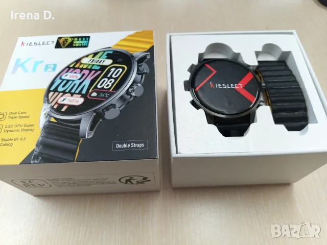 Смарт часовник Kieslect Kr2 (Smart Calling Watch) – Много запазен, работи перфектно!