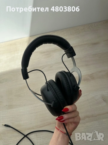Гейминг слушалки HyperX Cloudx, черни, сменяем микрофон, мемори пяна, снимка 4 - Други - 54503488