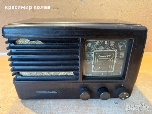 чешки лампов радиоприемник "Telegrafia Super 39“