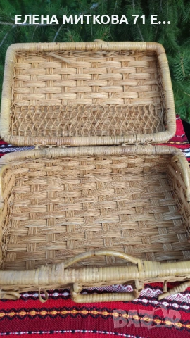 Малко ратаново куфарче, снимка 2 - Антикварни и старинни предмети - 54259069