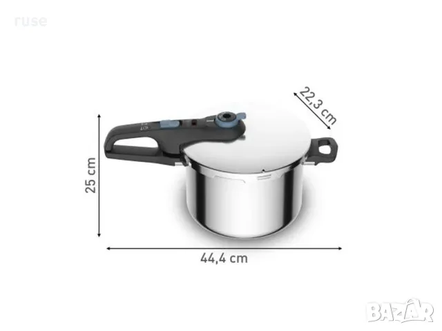 НОВИ! Тенджера под налягане Tefal 6 литра, снимка 12 - Съдове за готвене - 55499975