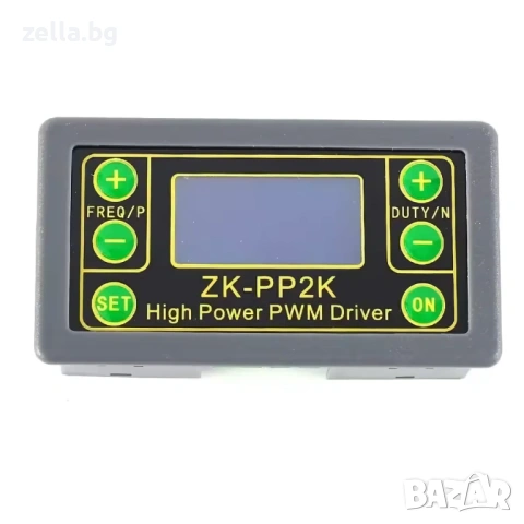 PWM регулатор 5V–24V 8A – Генератор на сигнали 1Hz–150KHz, таймер и управление на DC двигатели 10297, снимка 8 - Друга електроника - 54663152