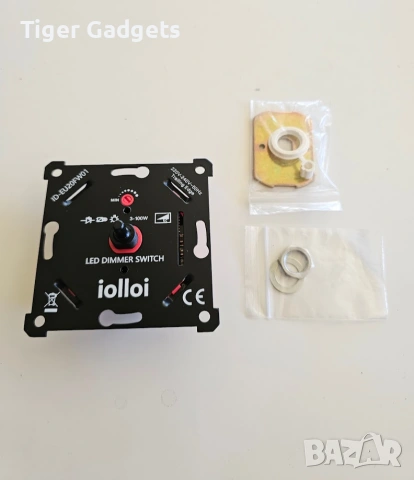 Вграден LED Димер iolloi  3-100W – Ротационен ключ за регулиране на осветление, снимка 6 - Друга електроника - 55030907