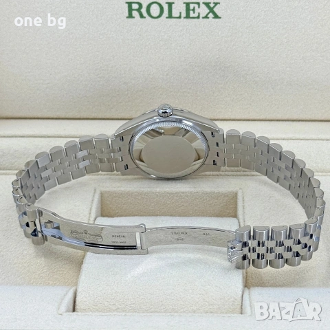Rolex Datejust Silver Pink Roman Dial Ladies , снимка 9 - Луксозни - 55074216