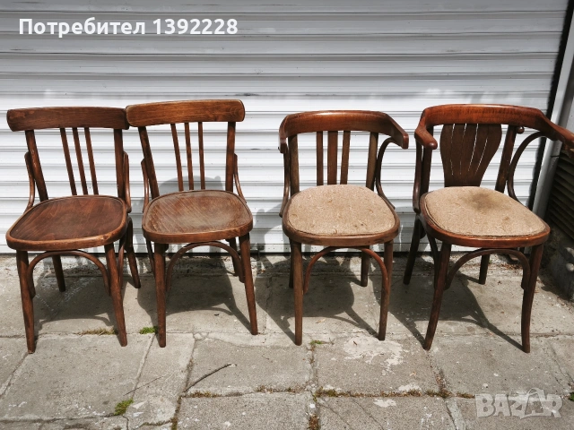 виенски столове 4 броя, снимка 2 - Столове - 54575662