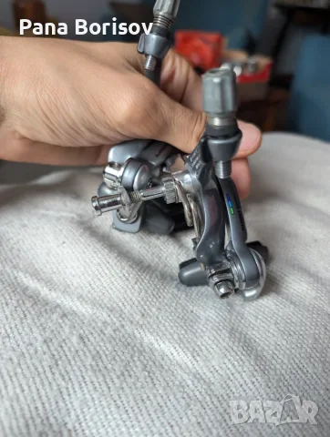 Ретро Шосейни Челюсти Shimano 600 Tricolore, снимка 5 - Части за велосипеди - 55665845