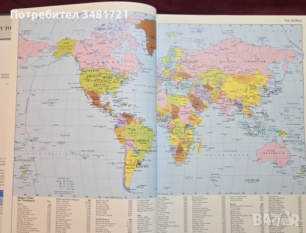 Голям атлас на света / Reader's Digest Bartholomew Illustrated Atlas of the World, снимка 5 - Пътеводители, карти и атласи - 54960093