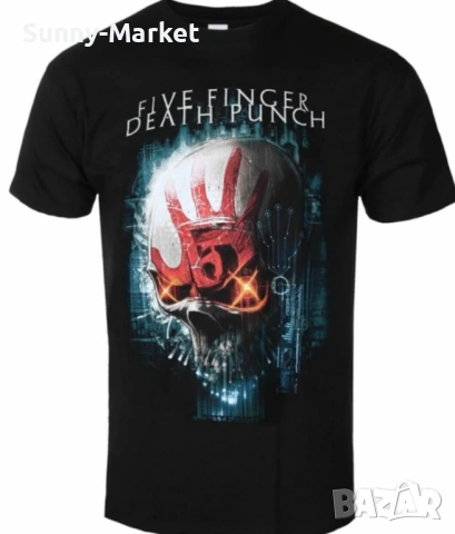 Рок тениски Five finger death punch , файв фингър дет пънч, мъжки дамски и детски тениски модели , снимка 6 - Тениски - 54543822