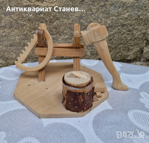 Ръчно изработена скандинавска дървена композиция , снимка 4 - Декорация за дома - 55203142