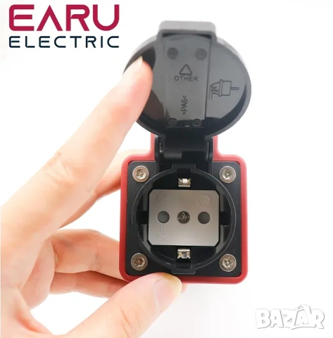 Адаптер Type 2 (IEC 62196-2) към Schuko (EU) за взимане на 230V от зарядна станция Type 2 – компакте, снимка 2 - Аксесоари и консумативи - 54553083