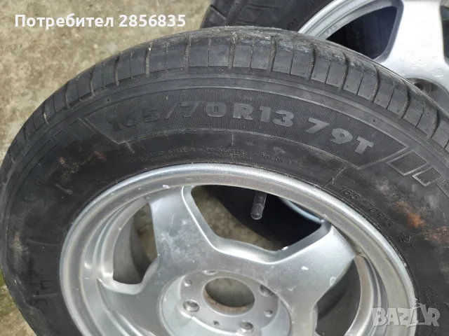 гуми с джанти 4x100 r13, снимка 7 - Гуми и джанти - 55606817