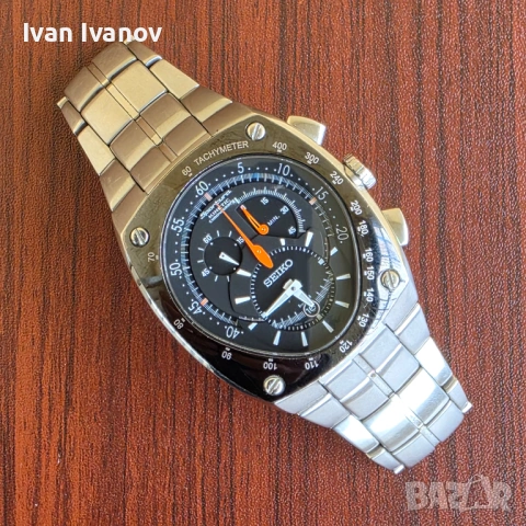 Seiko Sportura Kinetic Chronograph 7L22-0AD0, снимка 4 - Мъжки - 54584648