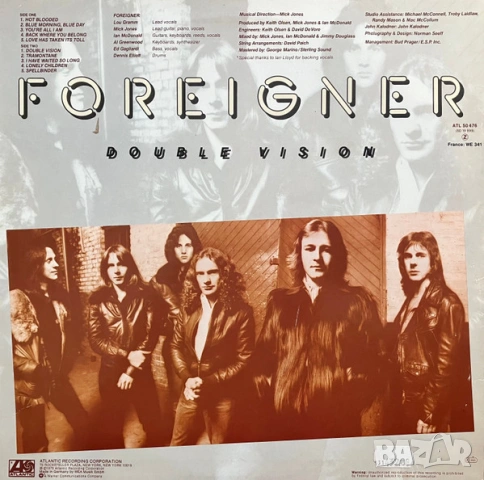 Грамофонни плочи Foreigner х 15.00 евро, снимка 6 - Грамофонни плочи - 54449742