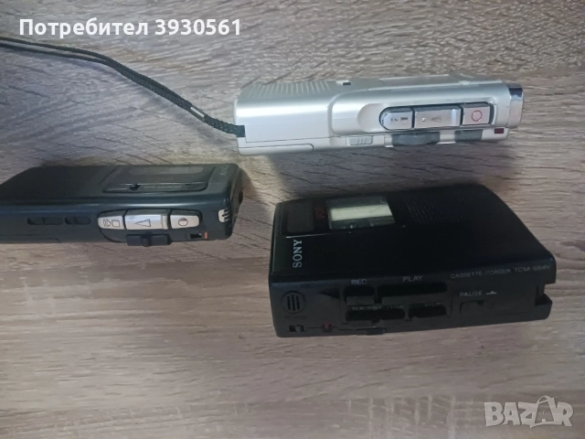 Лот три Sony TCM-S64V  Recorder Cassette Player M-607V, снимка 2 - Радиокасетофони, транзистори - 55657571