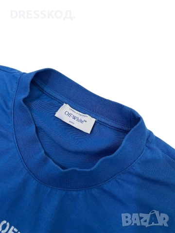 Off White Stamp Marry оригинална мъжка тениска, 2XL размер, снимка 6 - Тениски - 54587655