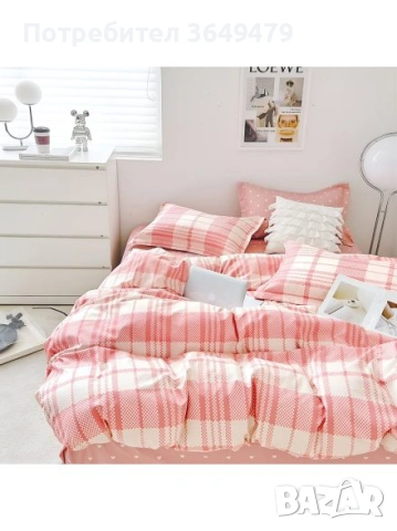 Спален комплект от 6 части с ластик , снимка 4 - Спално бельо - 54230234