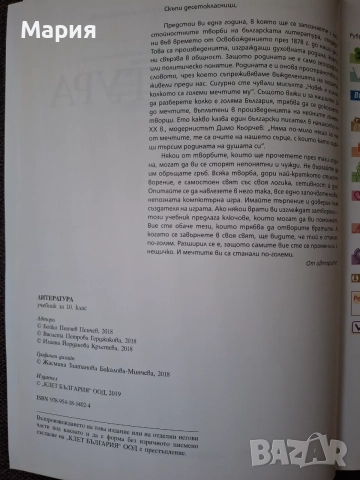 Литература за 10. клас  (Клет), снимка 3 - Учебници, учебни тетрадки - 55593180