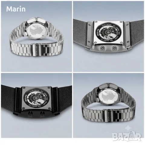 Нови оригинални датски часовници Bering Arctic Sailing и Classic Rectangular (radio controlled) , снимка 3 - Луксозни - 55382852