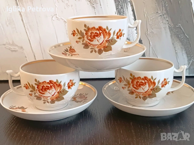Сервиз Вербилки,Барбарис, снимка 6 - Антикварни и старинни предмети - 55053049