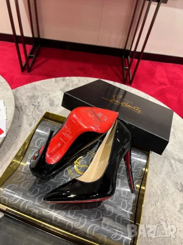 Christian Louboutin So Kate Patent Pumps – Black, снимка 6 - Дамски обувки на ток - 55417793