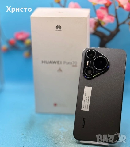 Huawei Pura 70, 256GB, 12GB RAM, Black , снимка 6 - Huawei - 54286385
