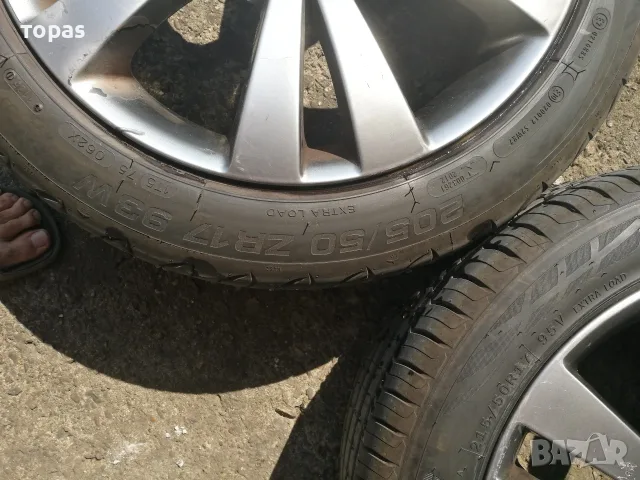 алуминиеви джанти 17'' 5x100 --7.5J--et35, снимка 10 - Гуми и джанти - 55280236