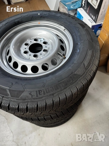 Гуми с Оригинални джанти 225/75 R16 C Continental VanContact Winter Свалени  от чисто нов HYMER 4x4 , снимка 3 - Гуми и джанти - 54549631