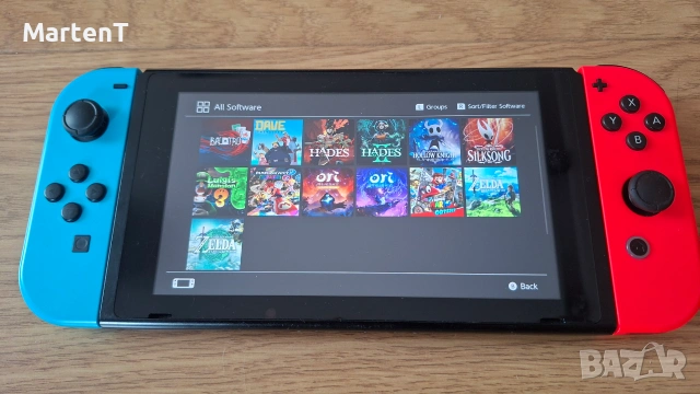 Nintendo Switch Neon Red/Blue, V1 unpatched, 128GB sd card с EmuNAND мод, снимка 11 - Nintendo конзоли - 55153851
