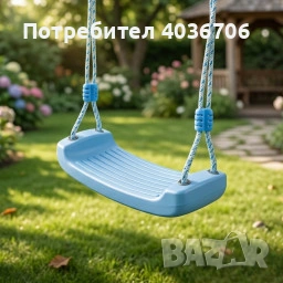 Детска градинска розова или синя люлка – здрава, безопасна и регулируема до 75 кг