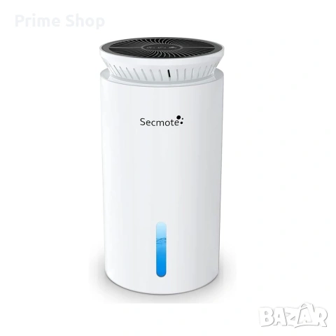 Промо! Електрически влагоуловител Secmote, 2000ml, 50m². Обезвлажнител с двоен полупроводник