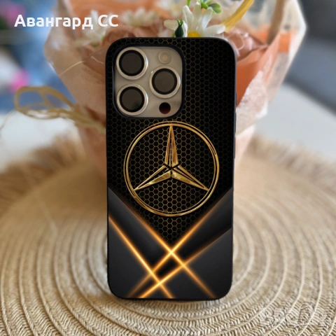 Силиконов Калъф за iPhone с лого Mercedes, снимка 11 - Калъфи, кейсове - 54611185
