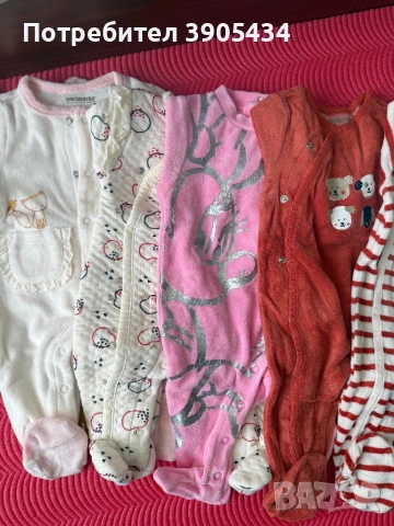 3-6 мес. Ромпър с дълго ръкавче 9бр./28€, снимка 4 - Комплекти за бебе - 54287894
