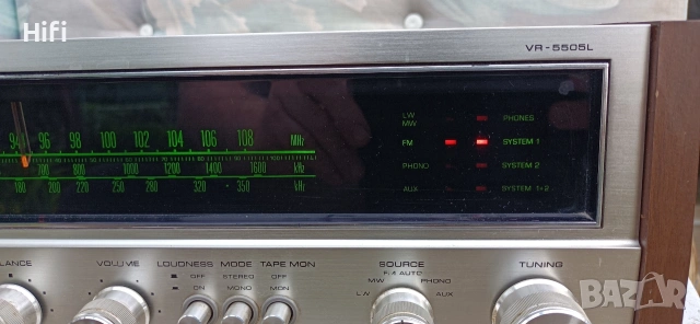 jvc vr-5505l, снимка 3 - Ресийвъри, усилватели, смесителни пултове - 54742186