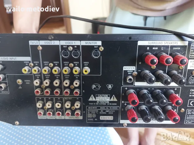 УСИЛВАТЕЛ SONY TA-VE610, снимка 10 - Ресийвъри, усилватели, смесителни пултове - 55529664
