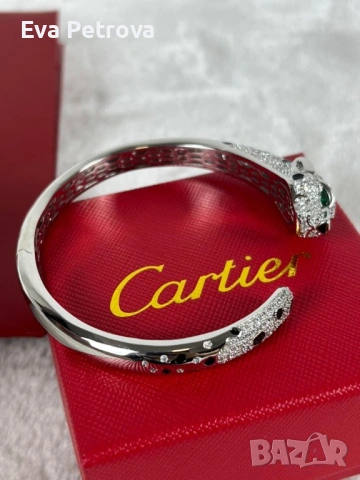 Дамска гривна Cartier Panthere , снимка 3 - Гривни - 54607387