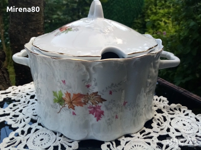 Български порцелан - Разград - дъбов лист - НОВИ !, снимка 2 - Сервизи - 54663423