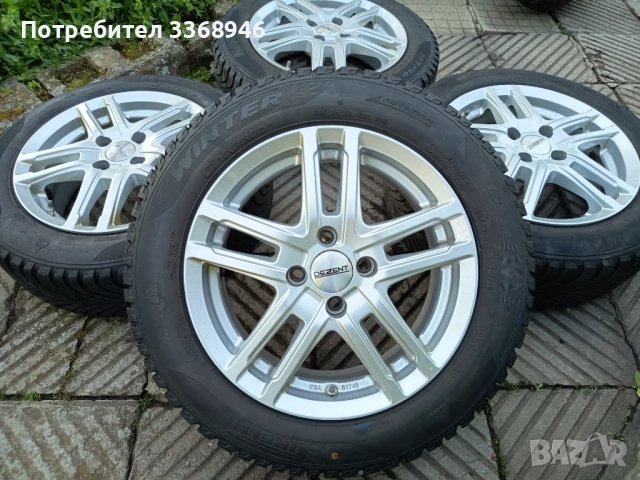 Джанти DEZENT 15" 4X100 с гуми 185/60/15