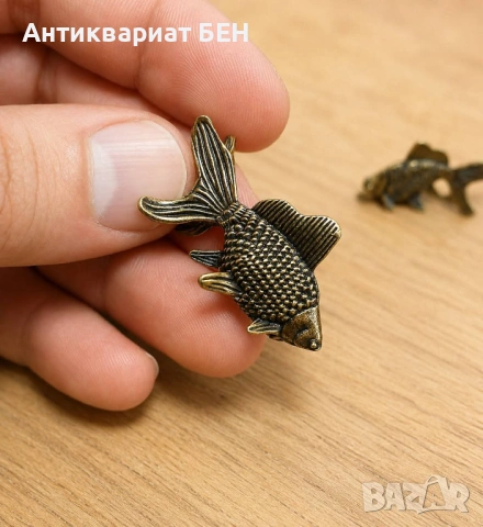 МИНИАТЮРНИ МЕТАЛНИ РИБКИ – КОМПЛЕКТ 3 БР. , снимка 7 - Колекции - 54749254