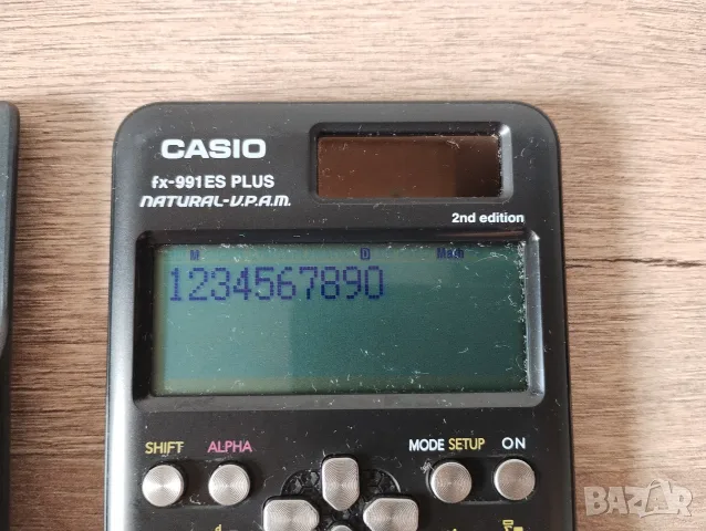 Casio fx-991ES PLUS 2nd edition калкулатор, снимка 2 - Ученически пособия, канцеларски материали - 55578261