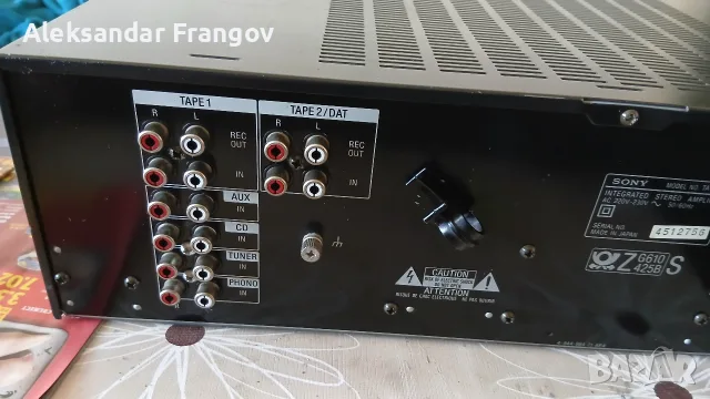 SONY TA - F 270 STEREO AMPLIFIER, снимка 7 - Ресийвъри, усилватели, смесителни пултове - 55446530