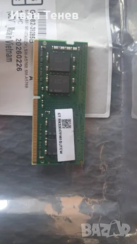 Памет за лаптоп Kingston 16GB DDR4 3200 MHz, снимка 2 - RAM памет - 55582422