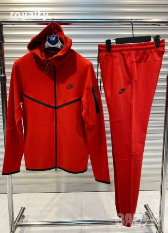 Nike Tech Нов Черен Мъжки Екип Найк Тек